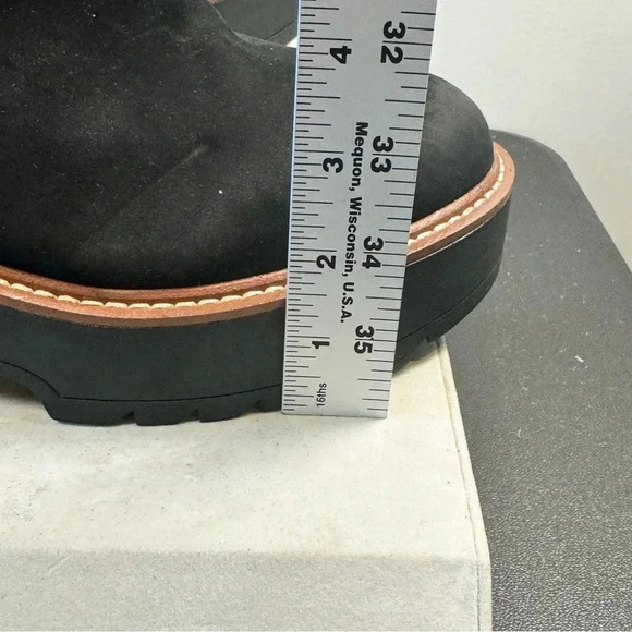 Blondo Giovanni Waterproof Women's Boots size 10 Black nubuck upper - Picture 12 of 13